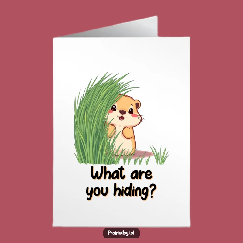 Free Printable Curious Prairie Dog Birthday Card - Funny Downloadable Gift