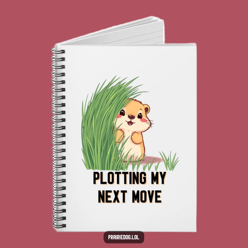 Funny Prairie Dog Notebook - Curious Journal for Ideas, Perfect Gift